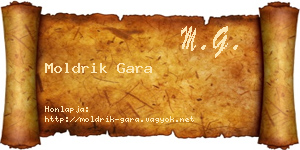 Moldrik Gara névjegykártya